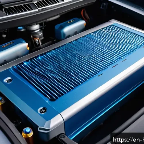 Home 30 현대 코나 전기차의 충전 시간 - A detailed close-up of the Hyundai Kona Electric’s battery pack inside the vehicle, showcasing the a...